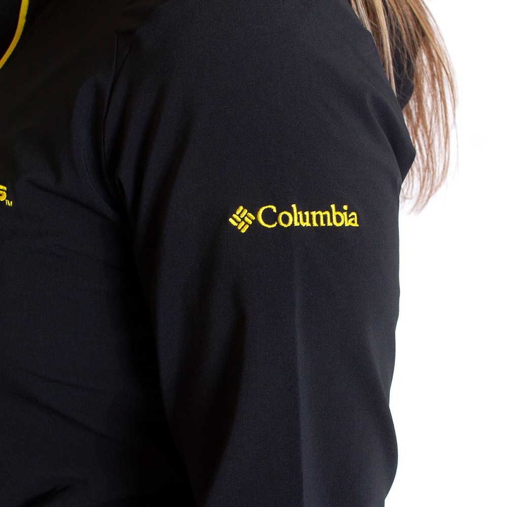 Ducks, Columbia, Black, Coat/Jacket, Women, CLG, Heather Canyon, Softshell, Full Zip, 719937